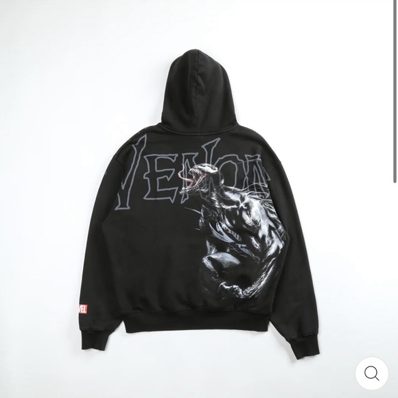 CIVIL REGIME X DARC SPORT X MARVELS SPIDERMAN VENOM HOODIE - Picture 2 of 7